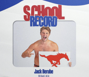 SMU’s Jack Berube Breaks Dad’s School Record With 46.14 100 Back In Prelims